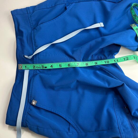Figs Scrub Set Royal Blue Zamora Jogger Pants XSP Catarina One-Pocket Top XS - Picture 7 of 16